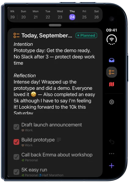 Dark mode, closed